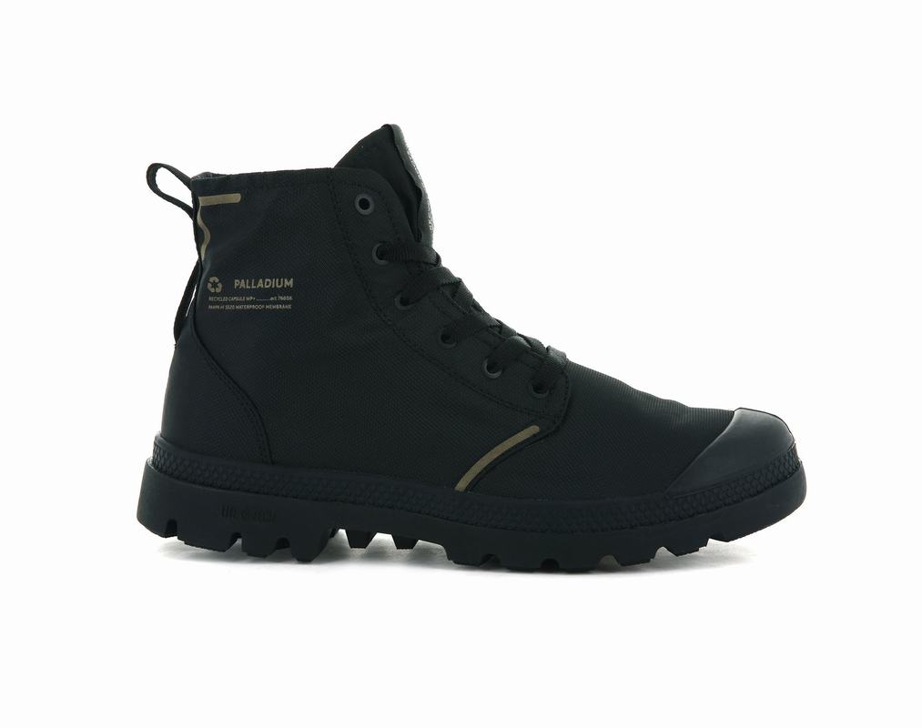 Botas Palladium Pampa Lite+ Recycle Wp+ Waterproof Hombre - Negras ||EOVD-07516||